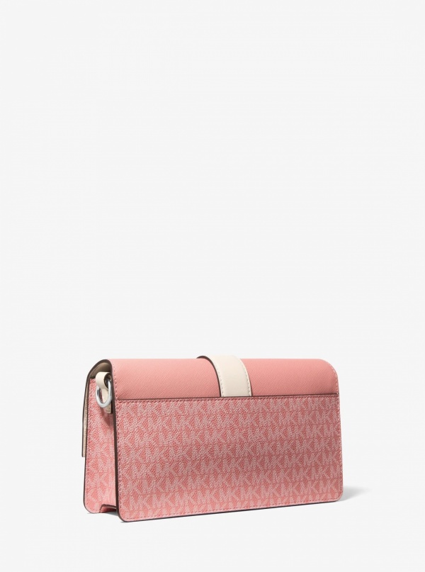 Greenwich Medium Signature Logo Convertible Shoulder Bag