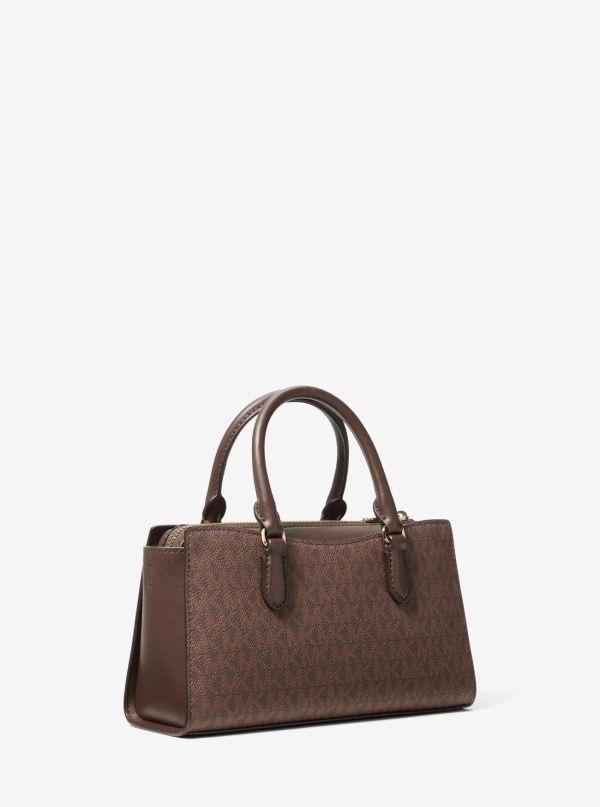 Arden Small Signature Logo Messenger Bag