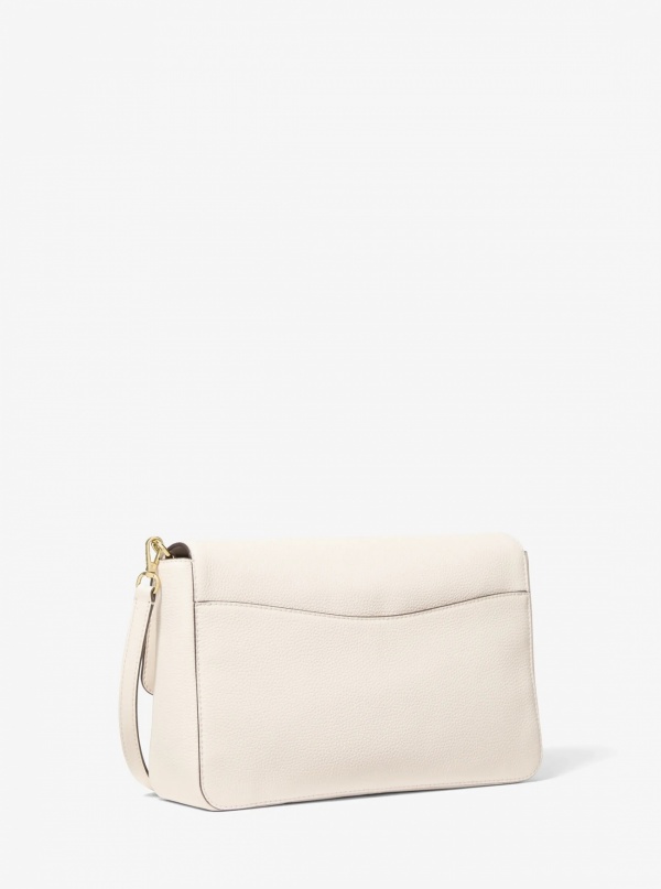 Kacey Large Pebbled Leather Convertible Shoulder Bag
