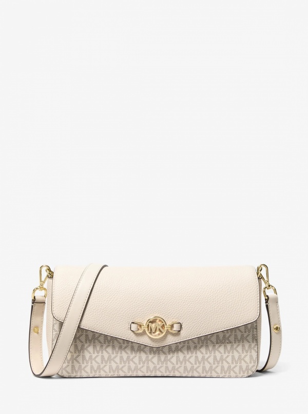 Kacey Medium Signature Logo Shoulder Bag