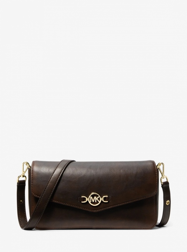Kacey Medium Burnished Shoulder Bag