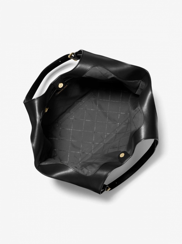 Bernie Large Pebbled Leather Tote Bag