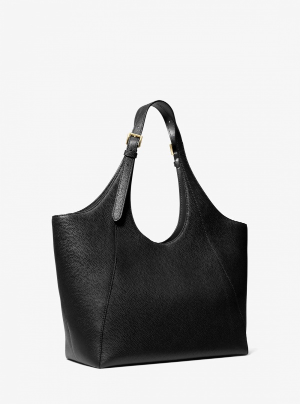 Bernie Large Pebbled Leather Tote Bag