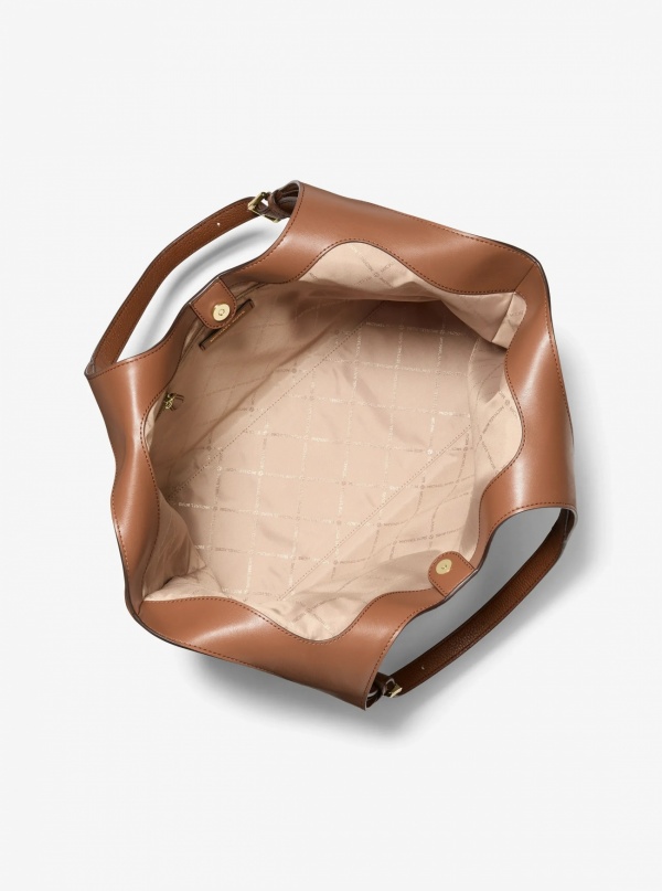Bernie Large Pebbled Leather Tote Bag
