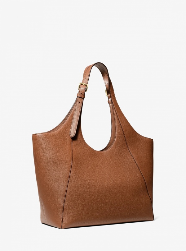 Bernie Large Pebbled Leather Tote Bag