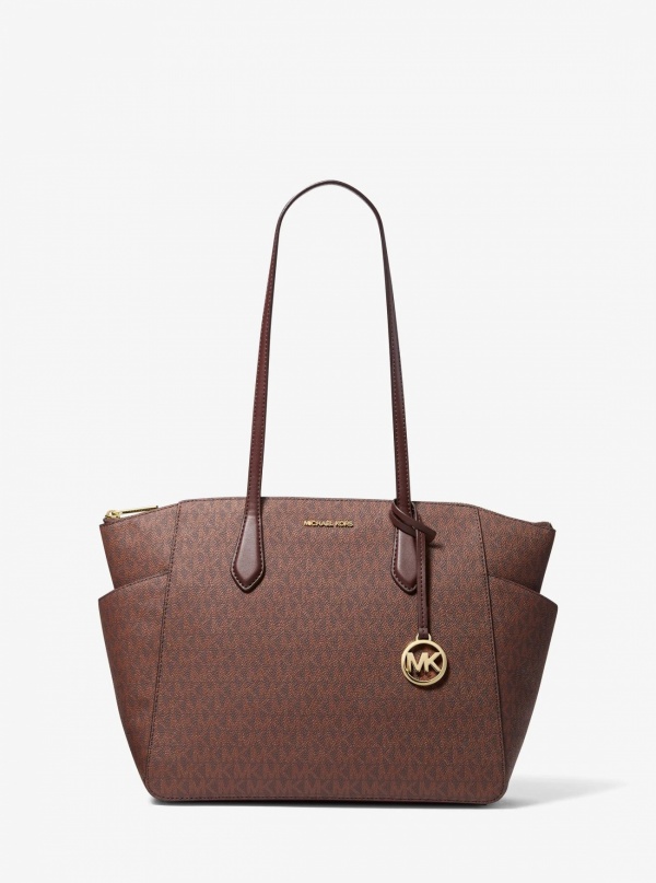 Marilyn Medium Signature Logo Tote Bag
