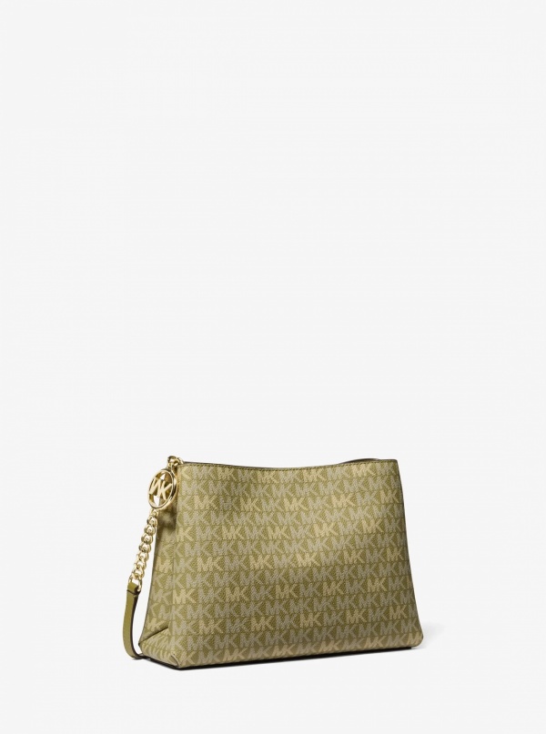 Christina Small Signature Logo Crossbody Bag
