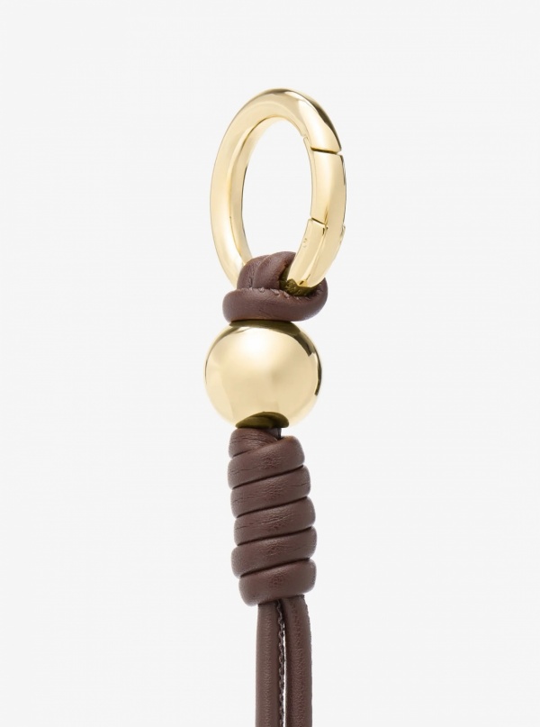 Gold-Tone Knot Bag Charm