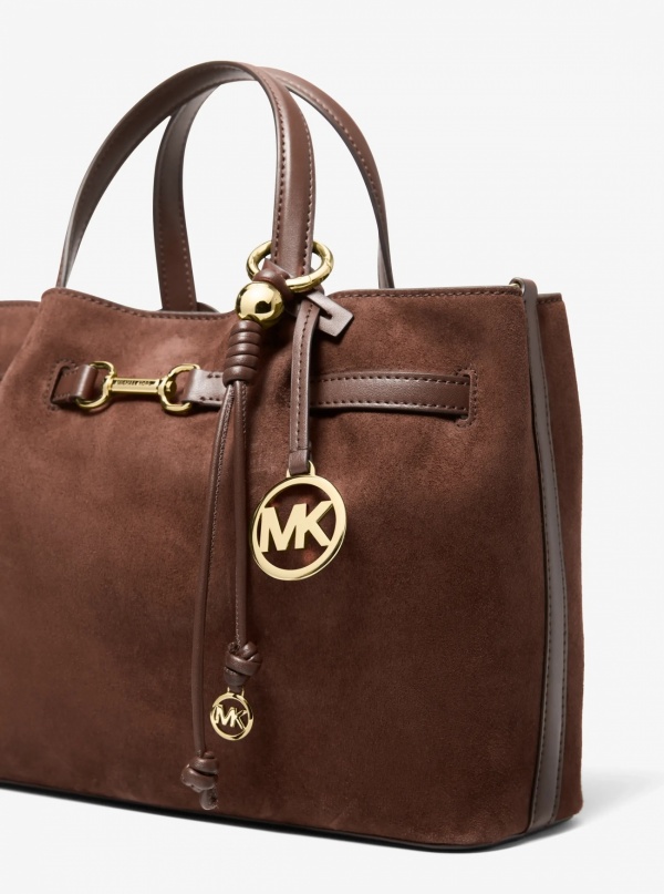 Gold-Tone Knot Bag Charm