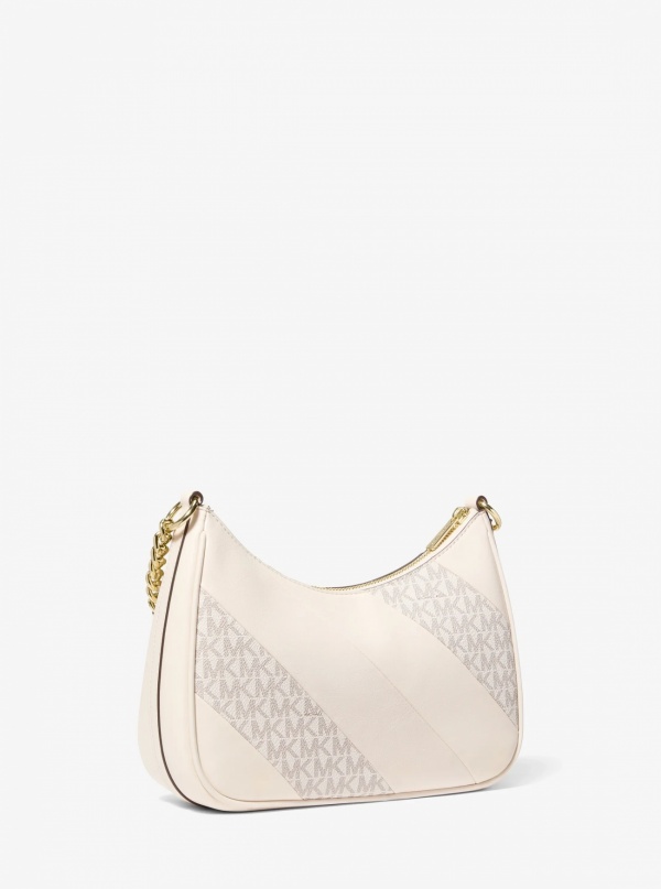 Jet Set Travel Large Signature Logo Trim Convertible Crossbody Bag