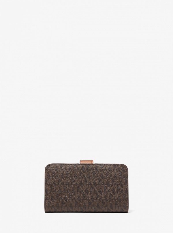 Jet Set Travel Medium Signature Logo Billfold Wallet