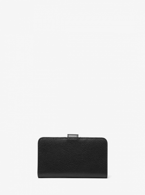 Jet Set Travel Medium Pebbled Leather Billfold Wallet