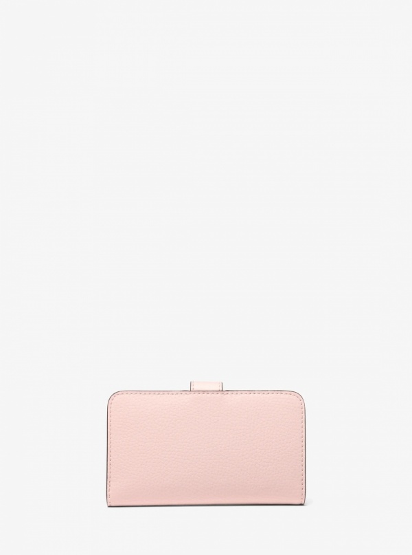 Jet Set Travel Medium Pebbled Leather Billfold Wallet