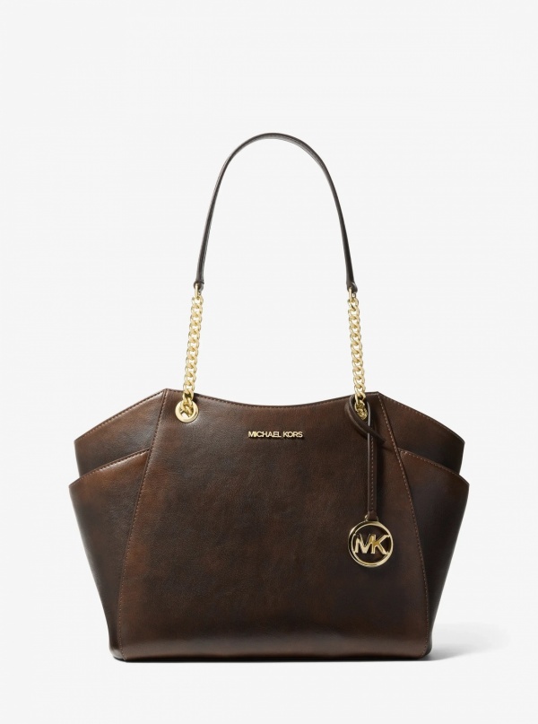 Jet Set Travel Large Burnished Tote Bag
