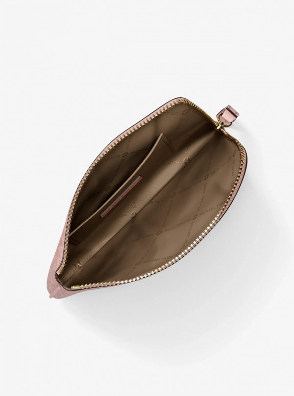 Jet Set Travel Small Signature Logo Wristlet