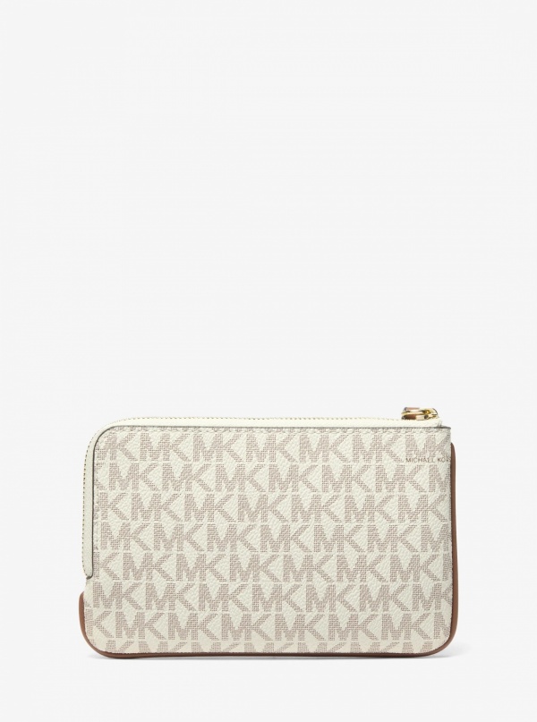 Jet Set Travel Small Signature Logo Wristlet