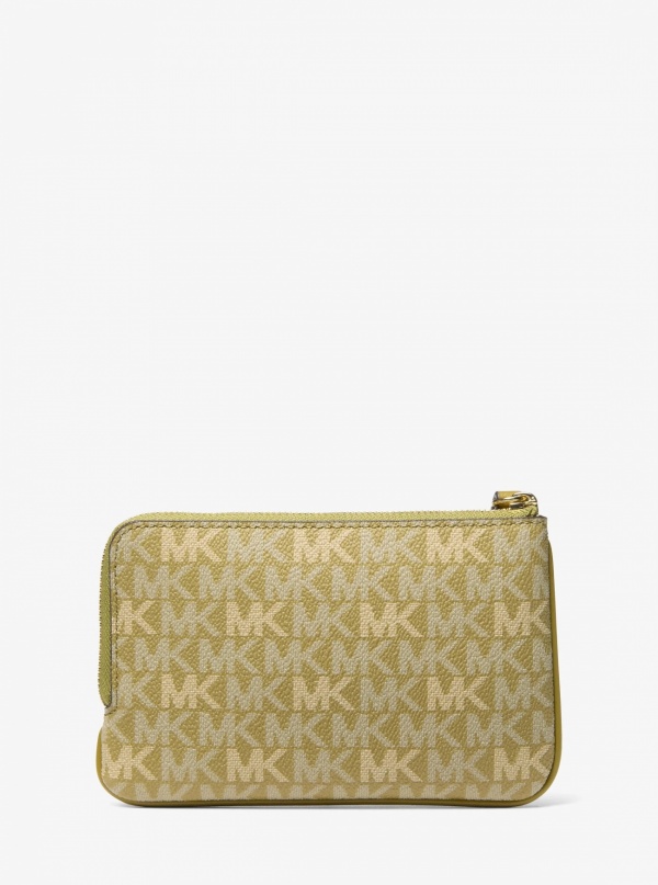 Jet Set Travel Small Signature Logo Wristlet
