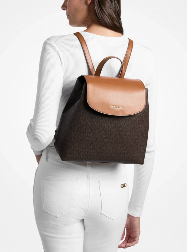 Maya Medium Signature Logo Backpack
