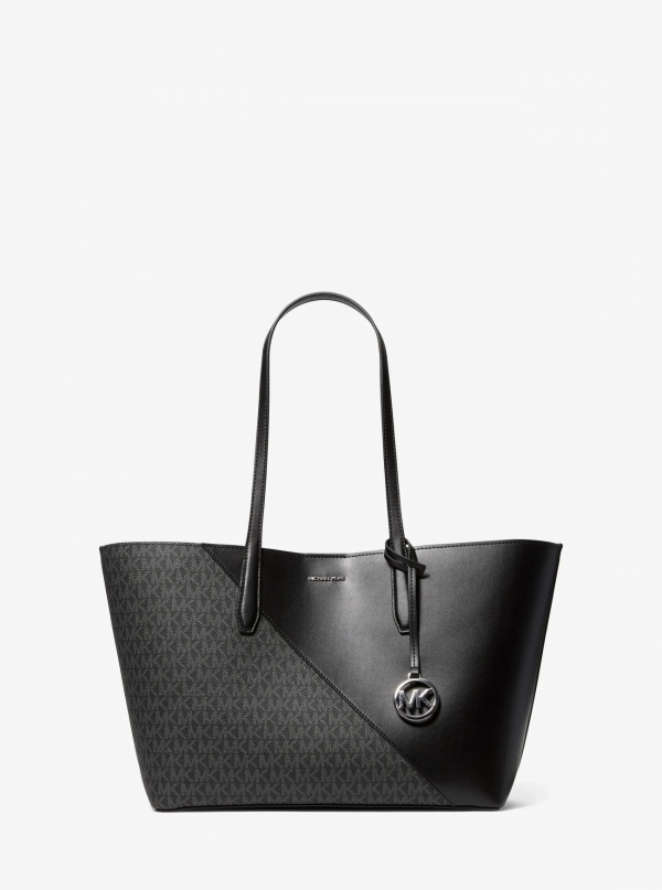 Avalon Medium Signature Logo and Smooth Tote Bag
