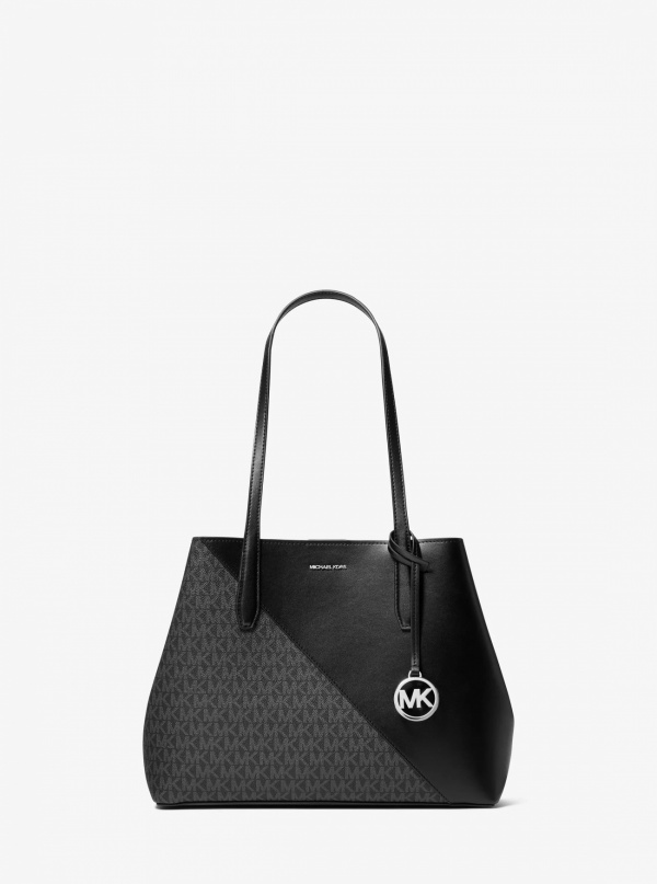 Avalon Medium Signature Logo and Smooth Tote Bag