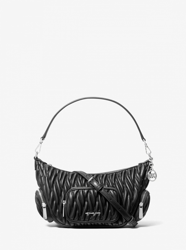 Merritt Small Matelassé Convertible Shoulder Bag