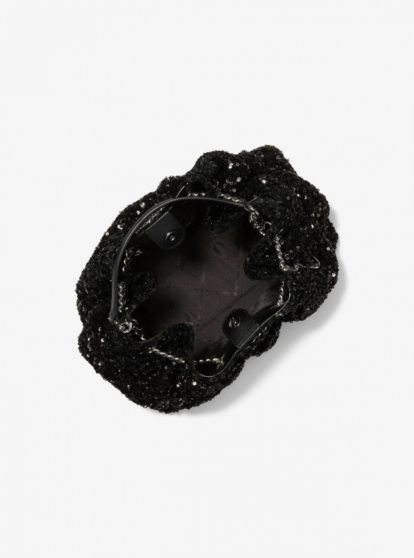 Mina Small Sequin Embellished Convertible Pochette