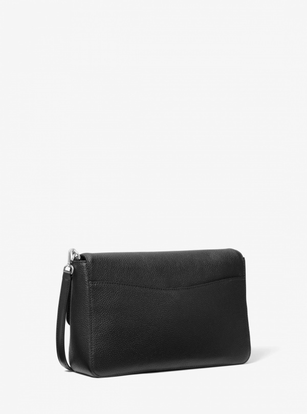 Kacey Large Pebbled Leather Convertible Crossbody Bag