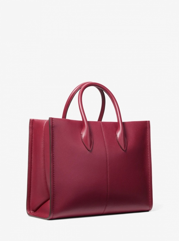 Mirella Medium Pebbled Leather Tote Bag