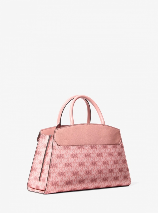 Greta Medium Signature Logo Satchel