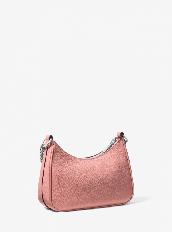 Jet Set Travel Small Pebbled Leather Convertible Crossbody Bag