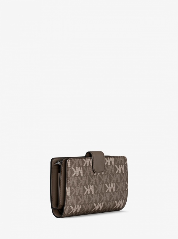 Jet Set Travel Medium Signature Logo Billfold Wallet
