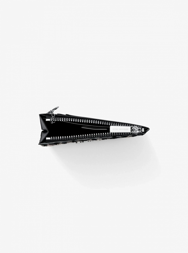 Jet Set Travel Houndstooth Woven Card Case