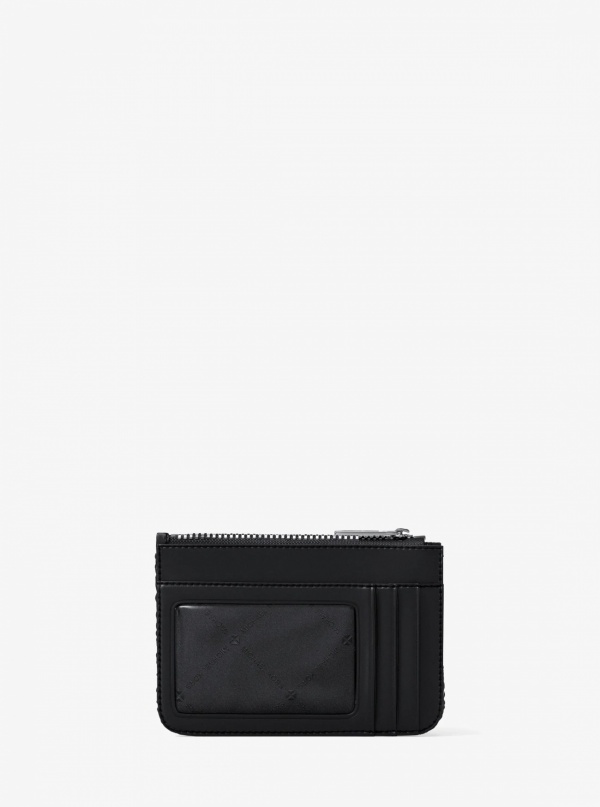 Jet Set Travel Houndstooth Woven Card Case