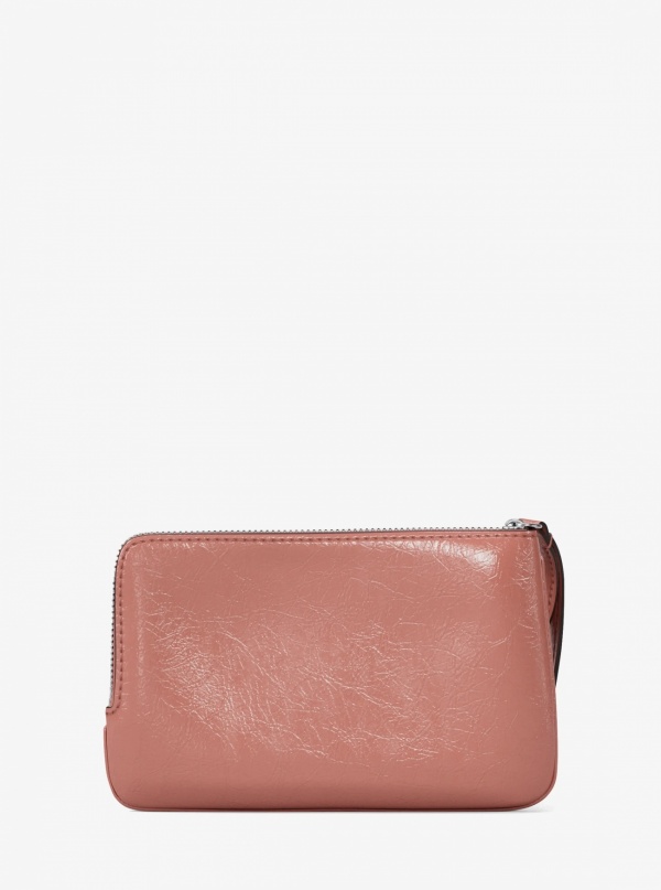 Jet Set Travel Small Crackled Wristlet