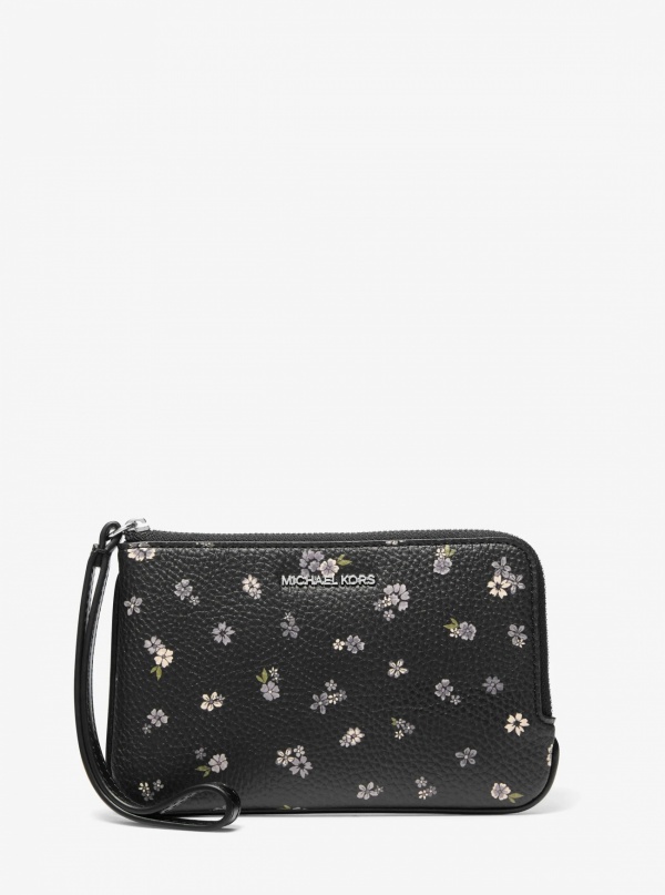 Jet Set Travel Small Floral Printed Wristlet
