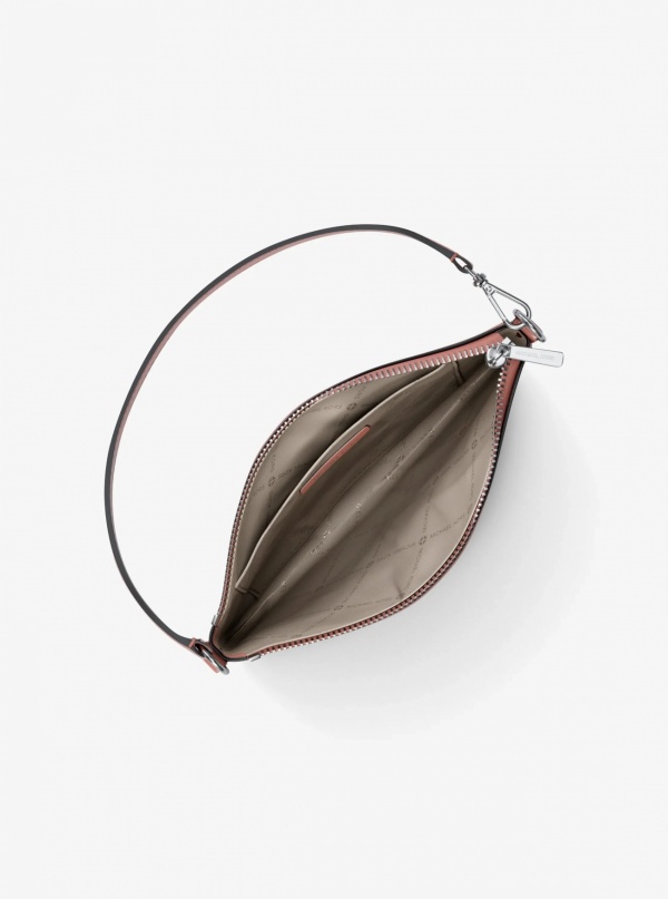 Jet Set Travel Small Signature Logo and Smooth Wristlet