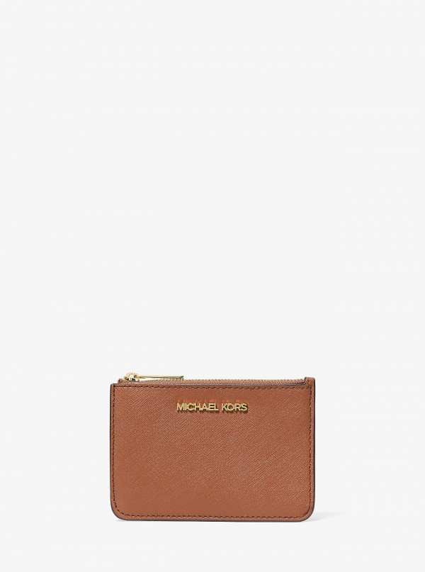 Jet Set Travel Small Saffiano Leather Coin Pouch