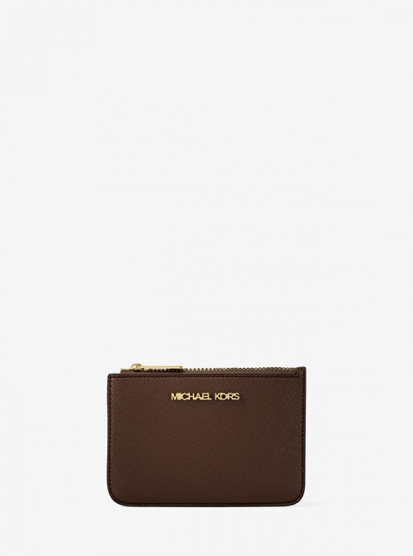Jet Set Travel Small Saffiano Leather Coin Pouch