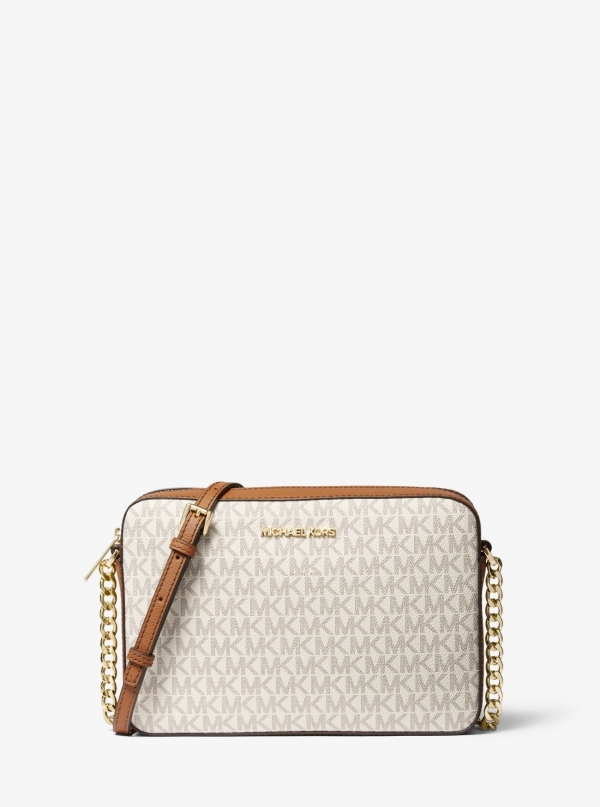 MICHAEL Michael Kors Jet Set Large Printed Logo Crossbody Bag