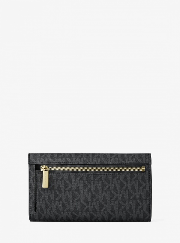 Michael Kors Jet Set Large Logo Trifold Wallet