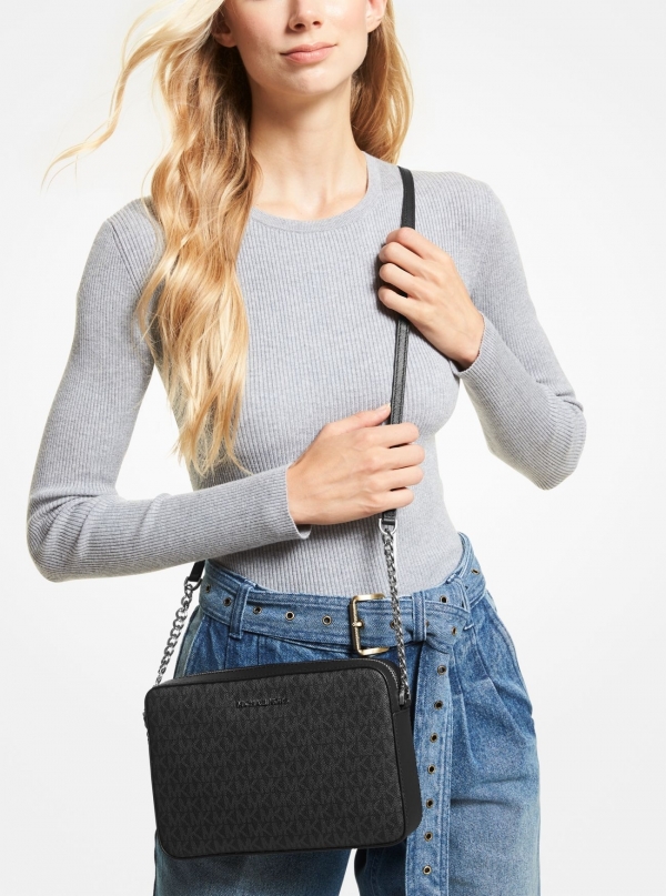 MICHAEL Michael Kors Jet Set Large Logo Crossbody Bag