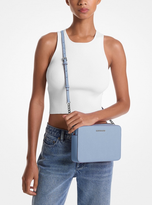 MICHAEL Michael Kors Jet Set Large Saffiano Leather Crossbody Bag