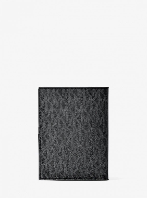 Jet Set Travel Medium Signature Logo Passport Case