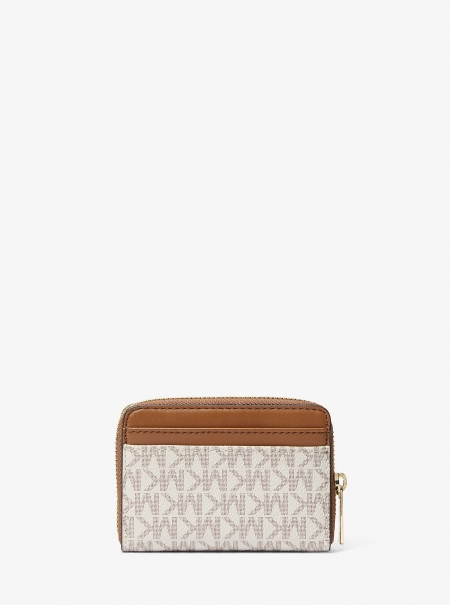 Michael Kors Jet Set Travel Medium Logo Zip-Around Card Case