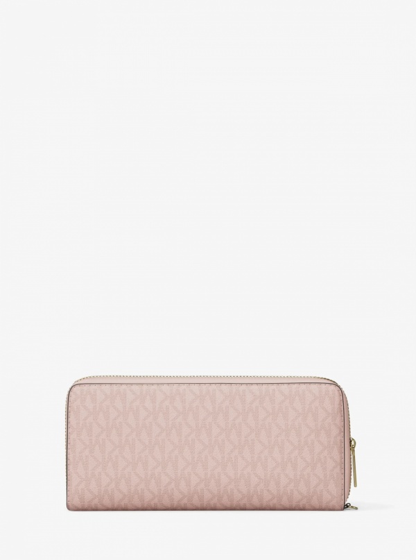 Jet Set Travel Large Signature Logo Continental Wristlet
