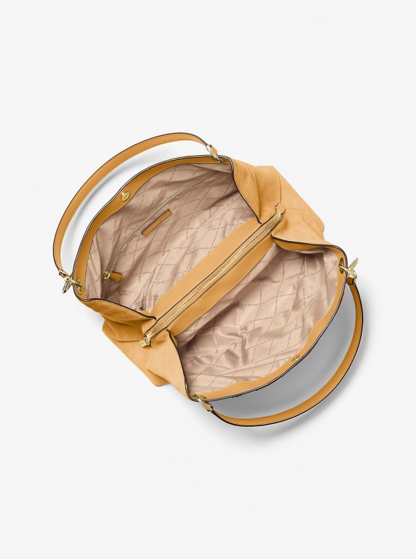 Christina Large Suede Shoulder Bag