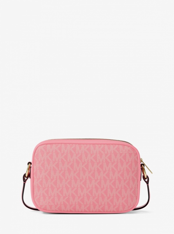 Jet Set Small Signature Logo Camera Crossbody Bag