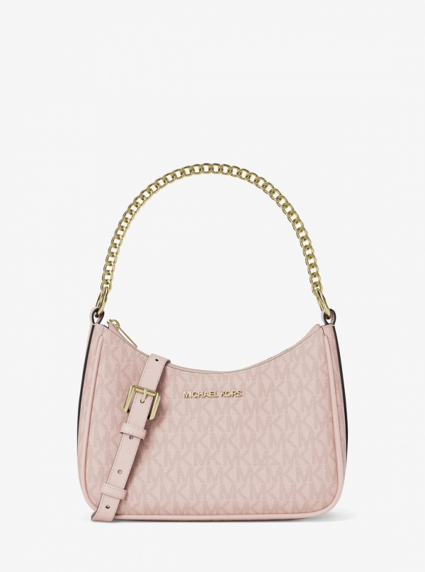 Jet Set Small Signature Logo Convertible Crossbody Bag