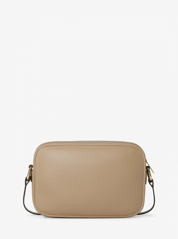 Jet Set Large Pebbled Leather Camera Crossbody Bag
