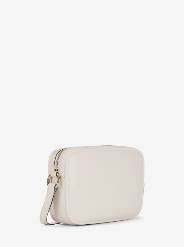 Jet Set Large Pebbled Leather Camera Crossbody Bag